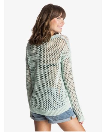 Mujer con Jersey de punto Roxy Turnabout Verde