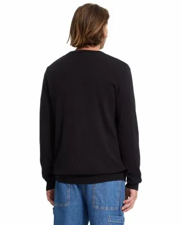 Hombre con Jersey Volcom Uperstand Sweater Negro
