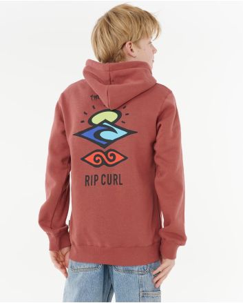 Niño con Sudadera con capucha Rip Curl Youth Search Icon color Apple Butter 8-16 años