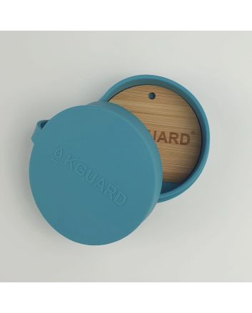 Caja de silicona KGUARD WaxBox para parafina en color turquesa