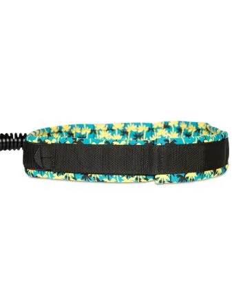 Invento para Foil Wing Foil o Race SUP de cintura Radz Hawaii Leash Coil Waist 7' 7mm Azul y Amarillo