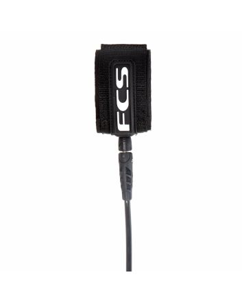 Invento para tabla de surf FCS Regular Classic Leash 6' Negro-Blanco