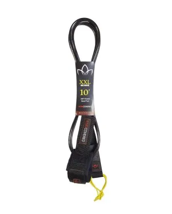 Invento de Surf para olas grandes Stay Covered XXL Big Wave Surf Leash 10' Negro 