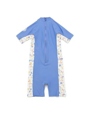 Licra de protección solar UPF 50 Rip Curl UV Spring azul para niñas de 2 a 6 años 