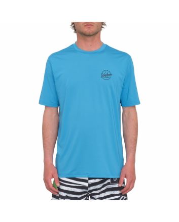 Hombre con Camiseta de protección solar Volcom Stone Stamp UV 50+ Azul