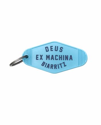 Llavero de plástico Deus Ex Machina Milano Key Tag Azul Cielo