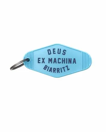 Llavero de plástico Deus Ex Machina Milano Key Tag Azul Cielo