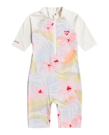 Mono de protección solar UPF 50 Billabong Billie Logo Combi con manga corta multicolor para niñas de 0 a 6 años