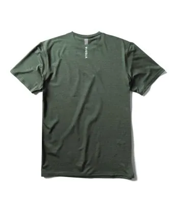 Licra de protección solar UPF 50 con manga corta Vissla Twisted Eco Verde Militar para hombre
