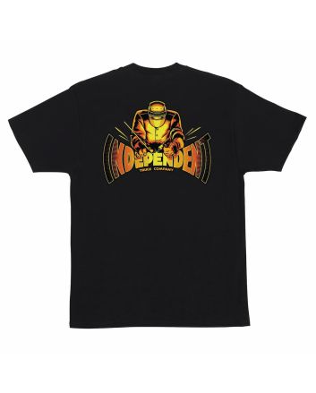 Camiseta de manga corta  Independent Manufactured Span negra para hombre
