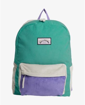 Mochila de pana Billabong Since 73 Schools Out Multicolor para mujer