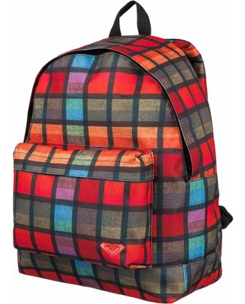 Mochila Roxy Basic Girl Cuadros 24L 