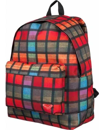 Mochila Roxy Basic Girl Cuadros 24L 