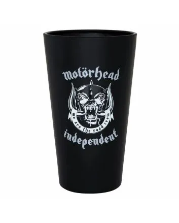 Vaso Independent x Motörhead Warpig negro 16oz