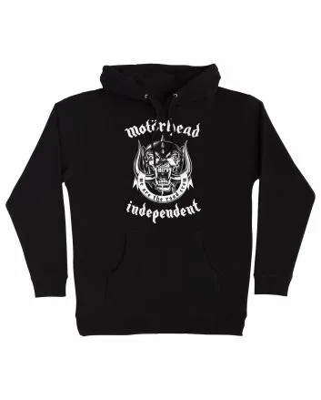 Sudadera con capucha Independent x Motorhead Warpig Sweatshirt Negra para hombre