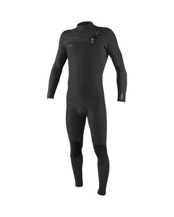 Traje de neopreno con cremallera en el pecho O'Neill Hyperfreak 5/4 Plus gris para hombre