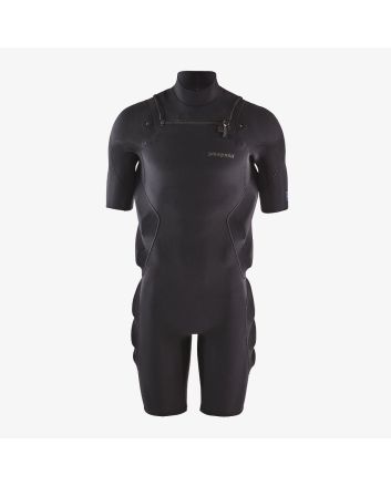 Neopreno de Primavera con protección contra impactos Patagonia ​​R1 Yulex Impact Springsuit negro para hombre