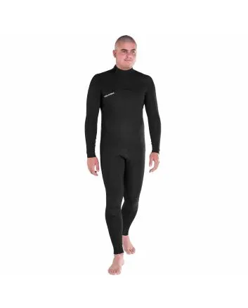 Hombre con Traje de Neopreno Volcom Modulator 4/3mm con cremallera en la espalda negro