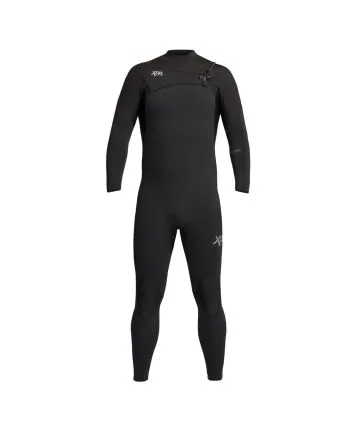 Traje de neopreno con cremallera en el pecho Xcel Comp 4/3 en color negro para hombre