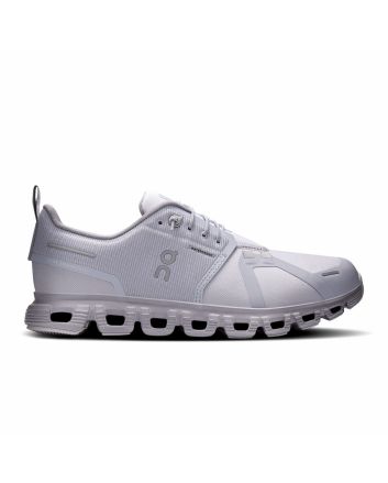 Zapatillas impermeables On Running Cloud 6 en color gris nimbus y lila para mujer