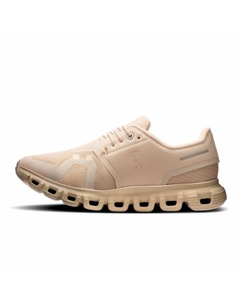 Zapatillas de deporte On Running CLoud 6 color beige arena para mujer