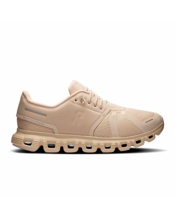 Zapatillas de deporte On Running CLoud 6 color beige arena para mujer