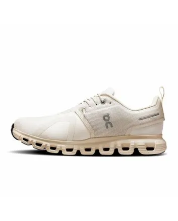 Zapatillas impermeables On Running Cloud 6 Waterproof Beige Pearl-Cream para mujer