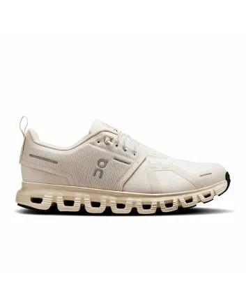 Zapatillas impermeables On Running Cloud 6 Waterproof Beige Pearl-Cream para mujer