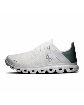 Zapatillas plegables On Running Cloud 6 Coast Blanco Marfil - Verde Oliva para hombre