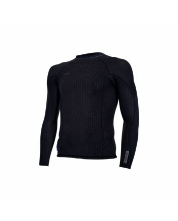 Chaquetilla de neopreno O'Neill Hyperfreak Comp-X 2mm LS Top Negra para hombre