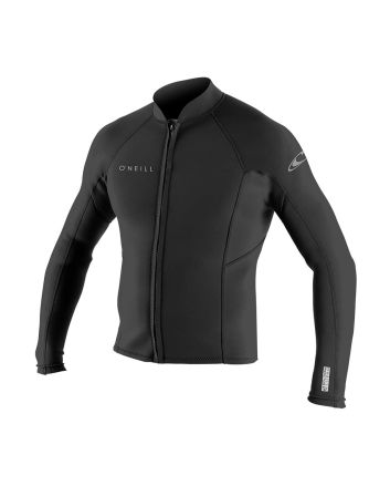 Chaquetilla de neopreno O'Neill Reactor 2 con cremallera frontal 1.5mm negra para hombre