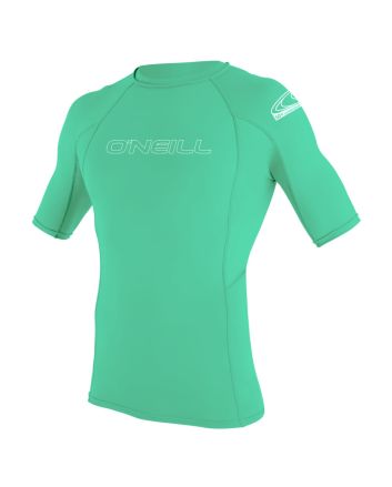 Licra juvenil O'Neill Youth Basic Skins SS Rash Guard Lightaqua