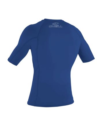 Licra juvenil de manga corta O'Neill Youth Basic Skins SS Rash Guard Azul Pacific