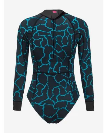 ORCA Mantra Swimskin LS para mujer mujer neopreno freedive Blue Print