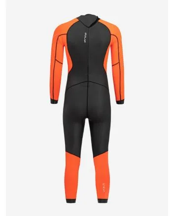 Neopreno de aguas abiertas Orca Openwater Vitalis Hi-Vis Negro y Naranja para hombre