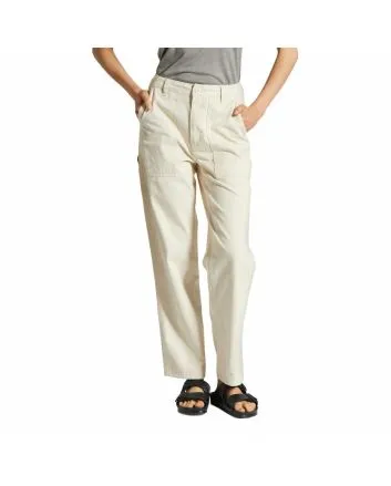Mujer con pantalón de tiro alto relajado Brixton Alameda Natural