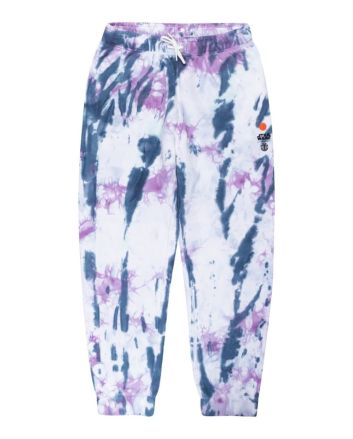 Pantalón jogger Element Star Wars Collection Yoda blanco con estampado Tie Dye Unisex