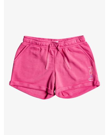 Short de chándal Roxy Happiness Forever rosa para niña de 8 a 16 años 