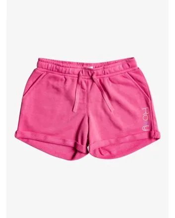 Short de chándal Roxy Happiness Forever rosa para niña de 8 a 16 años 