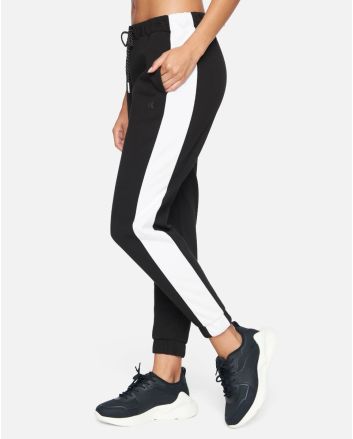 Pantalón Jogger Hurley Therma Fleece negro para mujer 