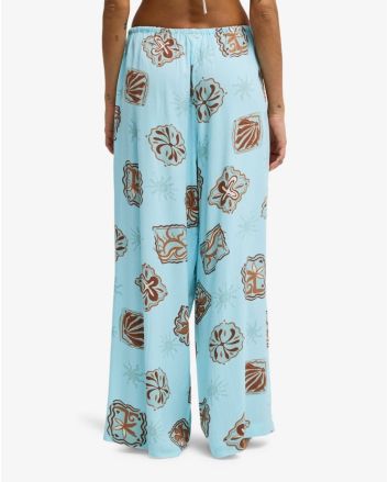 Mujer con pantalón Playero Billabong Beach Bound Azul Clearwater