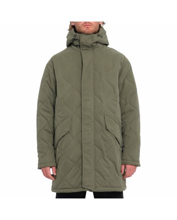 Hombre con Parka gruesa y acolchada Volcom Longstone Wintermoss Verde