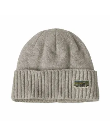 Gorro de lana Patagonia Brodeo Beanie OG Legacy Label Gris Unisex