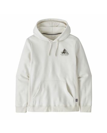 Sudadera de cpaucha Patagonia Chouinard Crest Uprisal Hoody en color blanco hueso Unisex