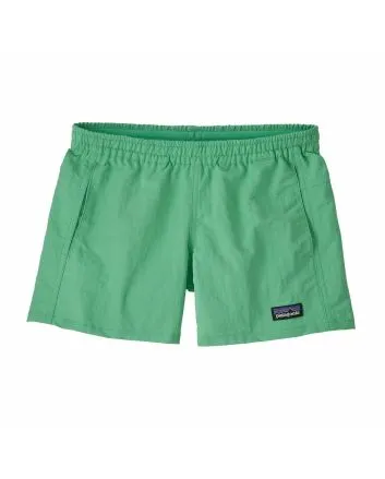 Bañador Patagonia Baggies Shorts 4'' verde aloe para niño, sin forro, con cintura elástica y bolsillos de drenaje