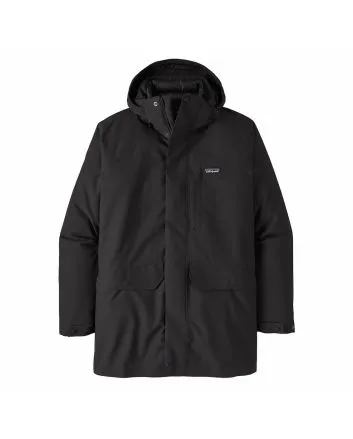 Abrigo de invierno desmontable Patagonia Men's Tres 3-in-1 Parka Negro para hombre 