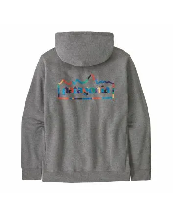 Sudadera con capucha Patagonia Unity Fitz Uprisal Gris Gravel Heather Unisex