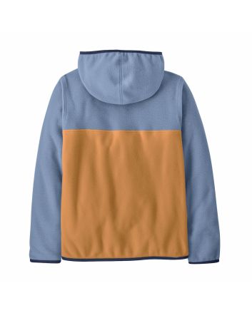 Forro polar con capucha Patagonia Kids Micro D Snap-T Jacket Azul y Dorado para niño/a 6-16 años