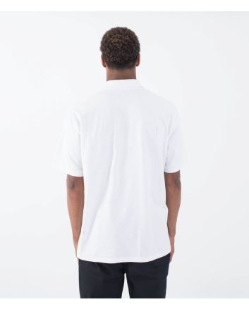 Hombre con Polo de manga corta Hurley Icon Slub Blanco 