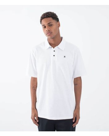 Hombre con Polo de manga corta Hurley Icon Slub Blanco 